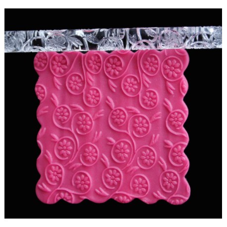 RODILLO TEXTURIZADOR FLORES Y FILIGRANAS