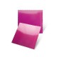 DISCO EXTRA FUERTE CUADRADO FUCSIA 20 CM ONDAS