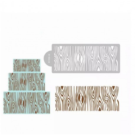 STENCIL CENEFA MADERA