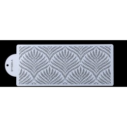 STENCIL CENEFA PATRON ESPIGADO