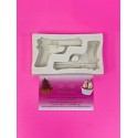 MOLDE SILICONA 2 PISTOLAS