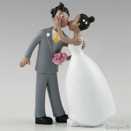 FIGURA NOVIOS MORENOS CARIBE