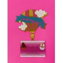 TOPPER HAPPY BIRTHDAY GLOBO AEROSTATICO