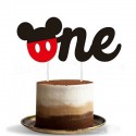 TOPPER FIELTRO ONE CUMPLEAÑOS MICKEY