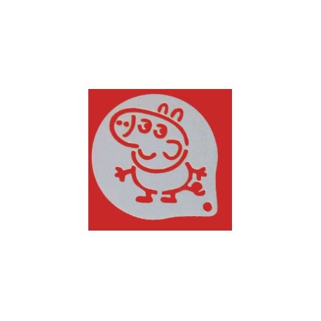 STENCIL GEORGE PEPPA PIG