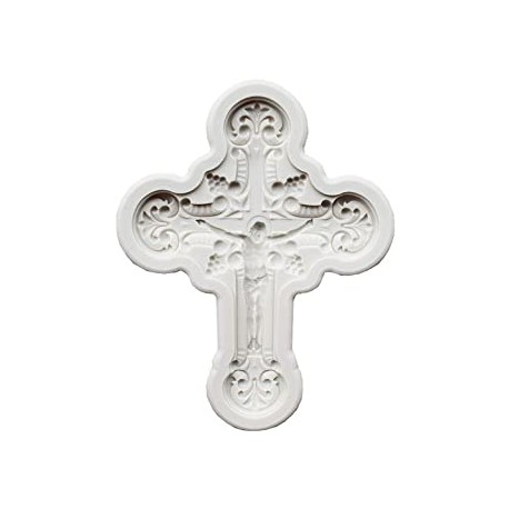 MOLDE CRUZ CRUCIFIJO CON CRISTO