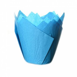 CAPSULAS MUFFINS AZUL BEBE (UNIDAD)