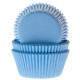 50 CAPSULAS CUPCAKE AZUL CLARO HOUSE OF MARIE