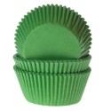 50 CAPSULAS CUPCAKE VERDE HIERBA HOUSE OF MARIE