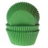 50 CAPSULAS CUPCAKE VERDE HIERBA HOUSE OF MARIE