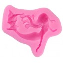 MOLDE SILICONA SIRENA 2D