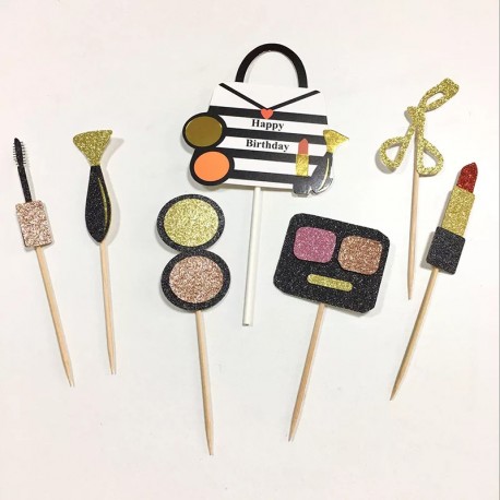 SET TOPPER MAQUILLAJE CARTON