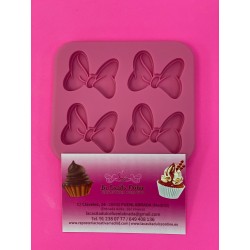 MOLDE SILICONA 4 LAZOS MINNIE MOUSE