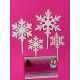 SET TOPPER COPOS DE NIEVE BLANCOS