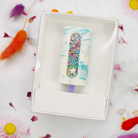 PACK 2 CAJAS BLANCAS CON VENTANA PARA 1 CAKESICLE