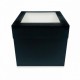 CAJA EXTRA ALTA 30 CM CON VENTANA SUPERIOR COLOR NEGRO