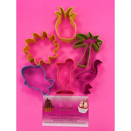 SET 6 CORTADORES DE VERANO COLORES