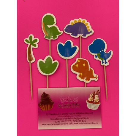 SET 7 TOPPER CARTON DINOSAURIOS