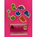 SET 7 TOPPER CARTON DINOSAURIOS