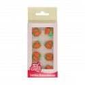 PACK 16 ZANAHORIAS DECORACION AZUCAR FUNCAKES