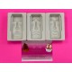 SET 3 MOLDES SILICONA CABEZAS DE PASCUA MODELO 1