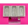 SET 3 MOLDES SILICONA CABEZAS DE PASCUA MODELO 2