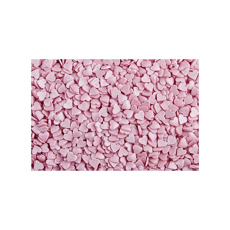 SPRINKLES MINI CORAZONES ROSA CLARO 30 GR BOTE