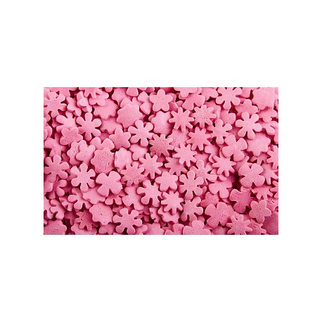 SPRINKLES MINI FLORES SILVESTRES ROSA CLARO 30 GR BOTE