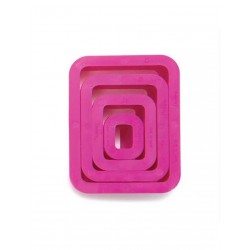 SET 4 CORTADORES RECTANGULO DECORA