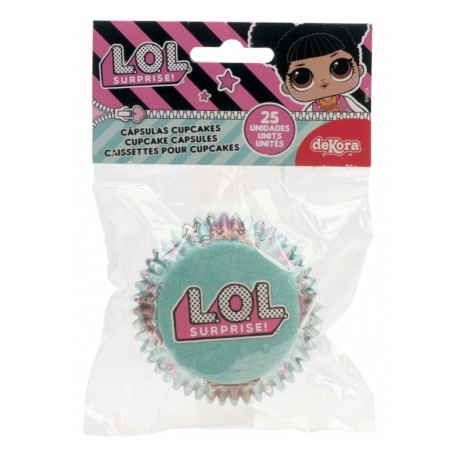 25 CAPSULAS CUPCAKE LOL SURPRISE DEKORA
