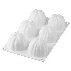 MOLDE SILICONA PROFESIONAL 6 CALABAZAS 3D