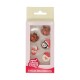 SET 12 DECORACIONES AZUCAR FRIENDS NAVIDAD FUNCAKES
