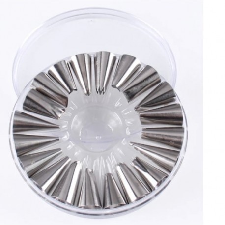 SET 20 PIEZAS BOQUILLAS CAJA REDONDA