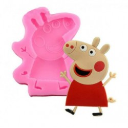 MOLDE SILICONA PEPPA PIG