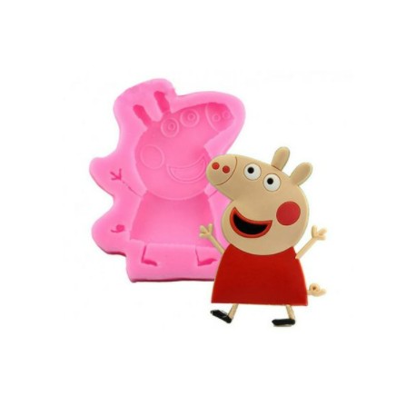 MOLDE SILICONA PEPPA PIG