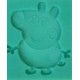 MOLDE SILICONA GEORGE HERMANO PEPPA PIG