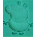 MOLDE SILICONA GEORGE HERMANO PEPPA PIG