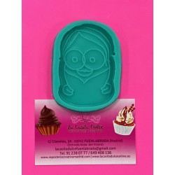 MOLDE SILICONA MINION MUJER