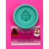 MOLDE SILICONA TOPPER CARA BEBE