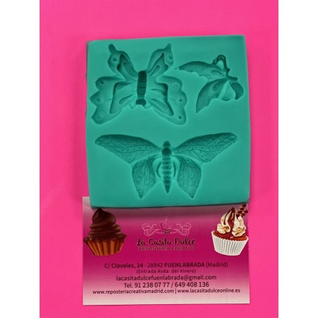 MOLDE 3 MARIPOSAS GRANDES