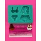 MOLDE SILICONA ROPA DE MUJER