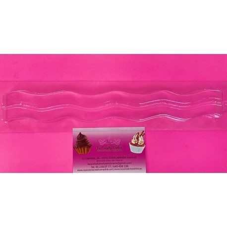MOLDE PVC PARA TURRON BARRA ONDULADA