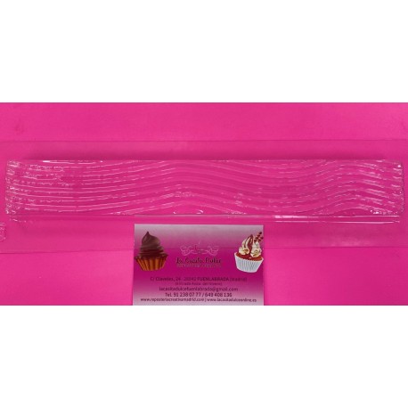 MOLDE PVC PARA TURRON BARRA TRONCO RAYADO