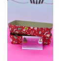 MOLDE RECTANGULAR PARA PLUM CAKE NAVIDAD 17.5 CM X 6.5 CM
