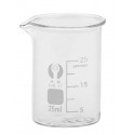 VASO MEDIDOR MINI 25 ML CRISTAL BOROSILICATO