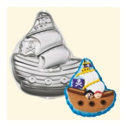MOLDE ALUMINIO BARCO PIRATA 25.5 CM