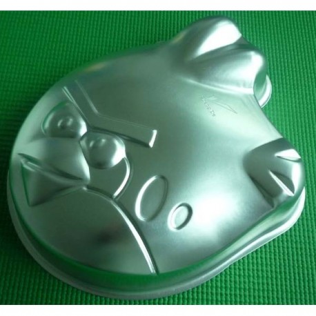 MOLDE ALUMINIO CARA PAJARO ANGRY BIRDS 25 CM