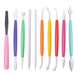 SET 10 ESTECAS PVC PARA MODELAR