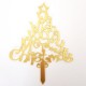 TOPPER ARBOL NAVIDAD ORO WE WISH YOU A MERRY CHRISTMAS