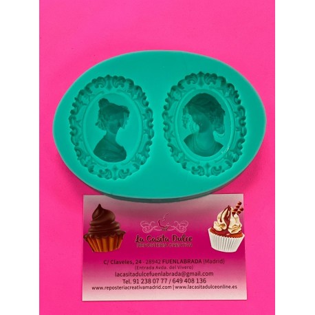 MOLDE SILICONA 2 CAMAFEOS WOMAN